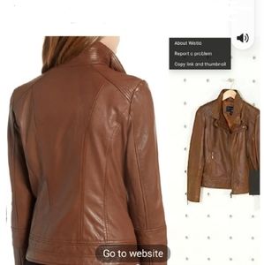 Ladies Bernado leather Moto Jacket size XL from Nordstroms